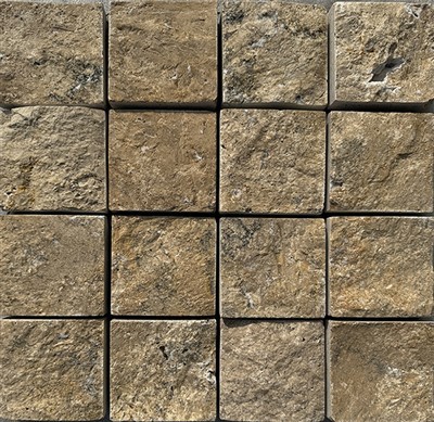 Arnavut Kaldırımı Paspaslar Doğal Traverten Döşeme