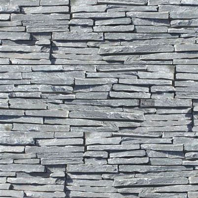 İnce Şeritler Gerçek Taş Duvar Panelleri Gri Arduvaz JRN-013TS
